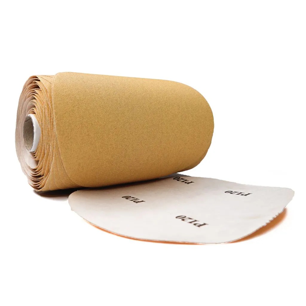 Picture of Arc Abrasives 6In 120G Gold Stearate Roll 100Ft Paper Shop Roll